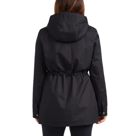 NEW HUNTER Women’s Water Resistant Windbreaker Hooded Jacket Black, Size M/L - Picture 2 of 16